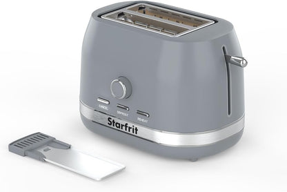 2-Slice Toaster with Adjustable Browning Control & Removable Crumb Tray