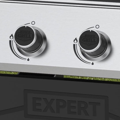 4 Burner Propane Gas BBQ Grill with Side Burner & Stainless Steel Lid