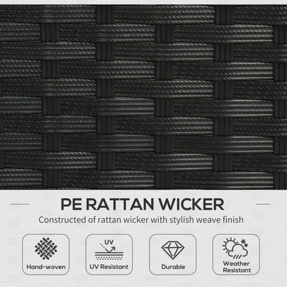 Wicker Patio Furniture, Outdoor PE Rattan Sofa Set with Retractable Canopy Pergola, Shade Shelter for Deck, Pool, Garden, Terrace, Grey