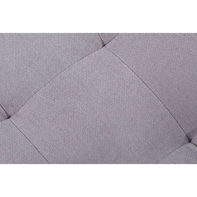 Adjustable Polyester Sectional Sleeper Sofa, Convertible Queen Size Sofa Bed, Light Grey